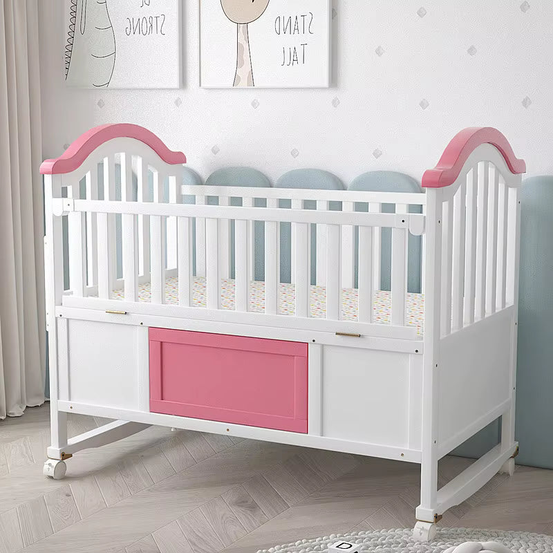 HANNAH | Multifunctional Wooden Baby Crib & Kids Bed