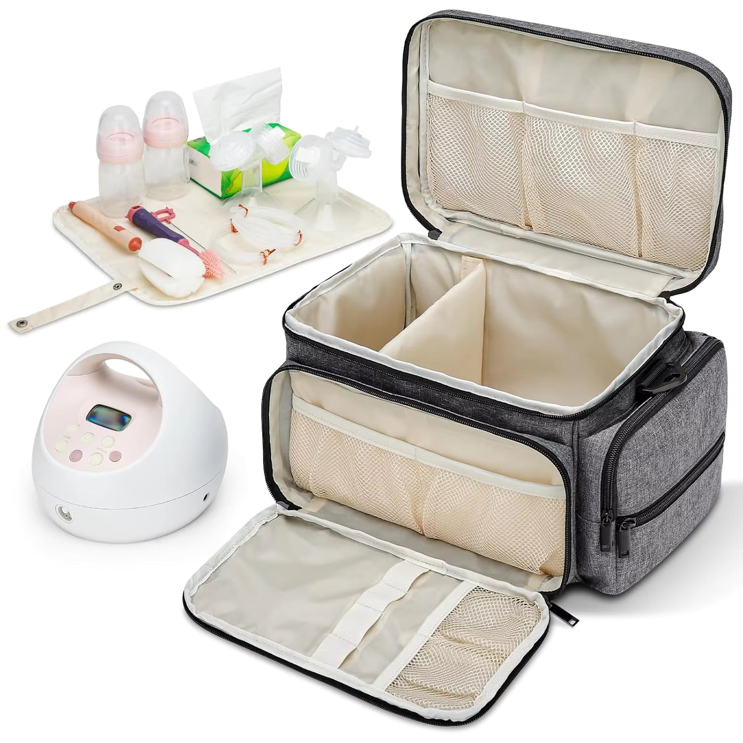 LEX | Large Capacity Breast Pump Carrying Bag