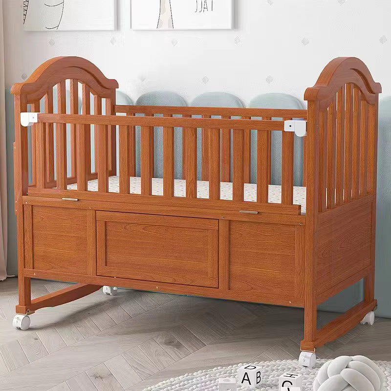 HANNAH | Multifunctional Wooden Baby Crib & Kids Bed