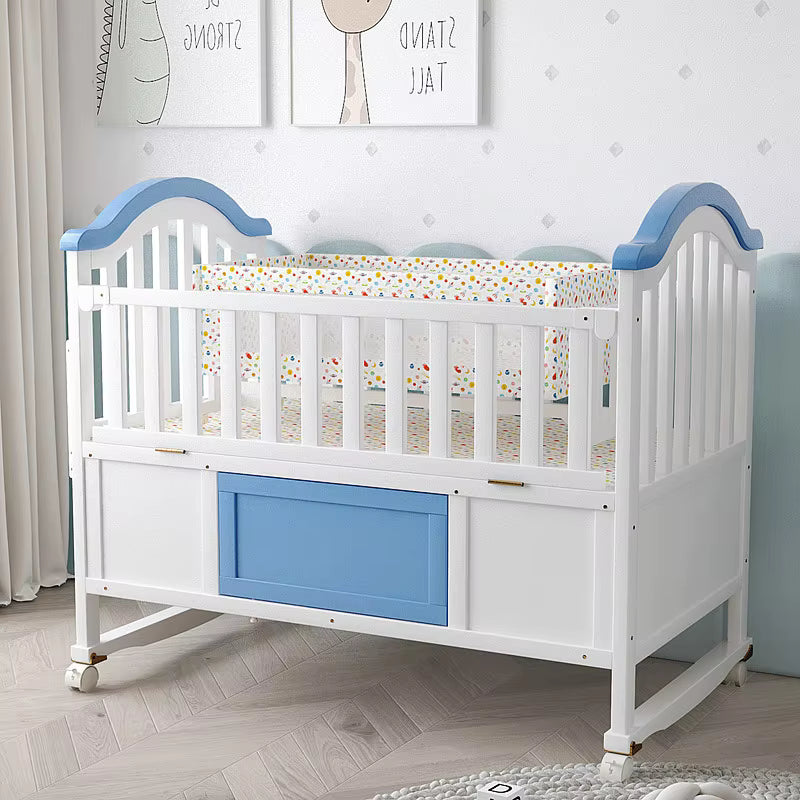 HANNAH | Multifunctional Wooden Baby Crib & Kids Bed