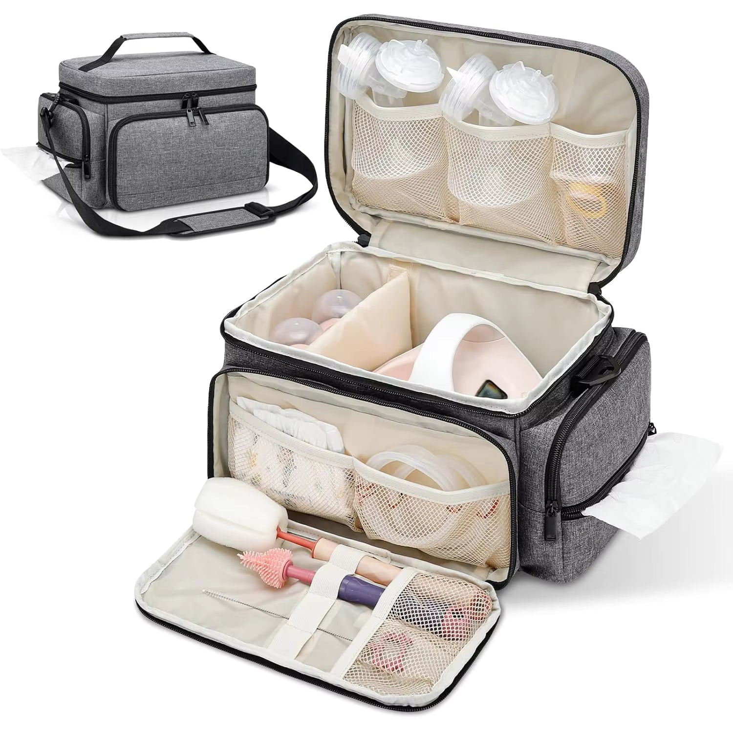 LEX | Large Capacity Breast Pump Carrying Bag