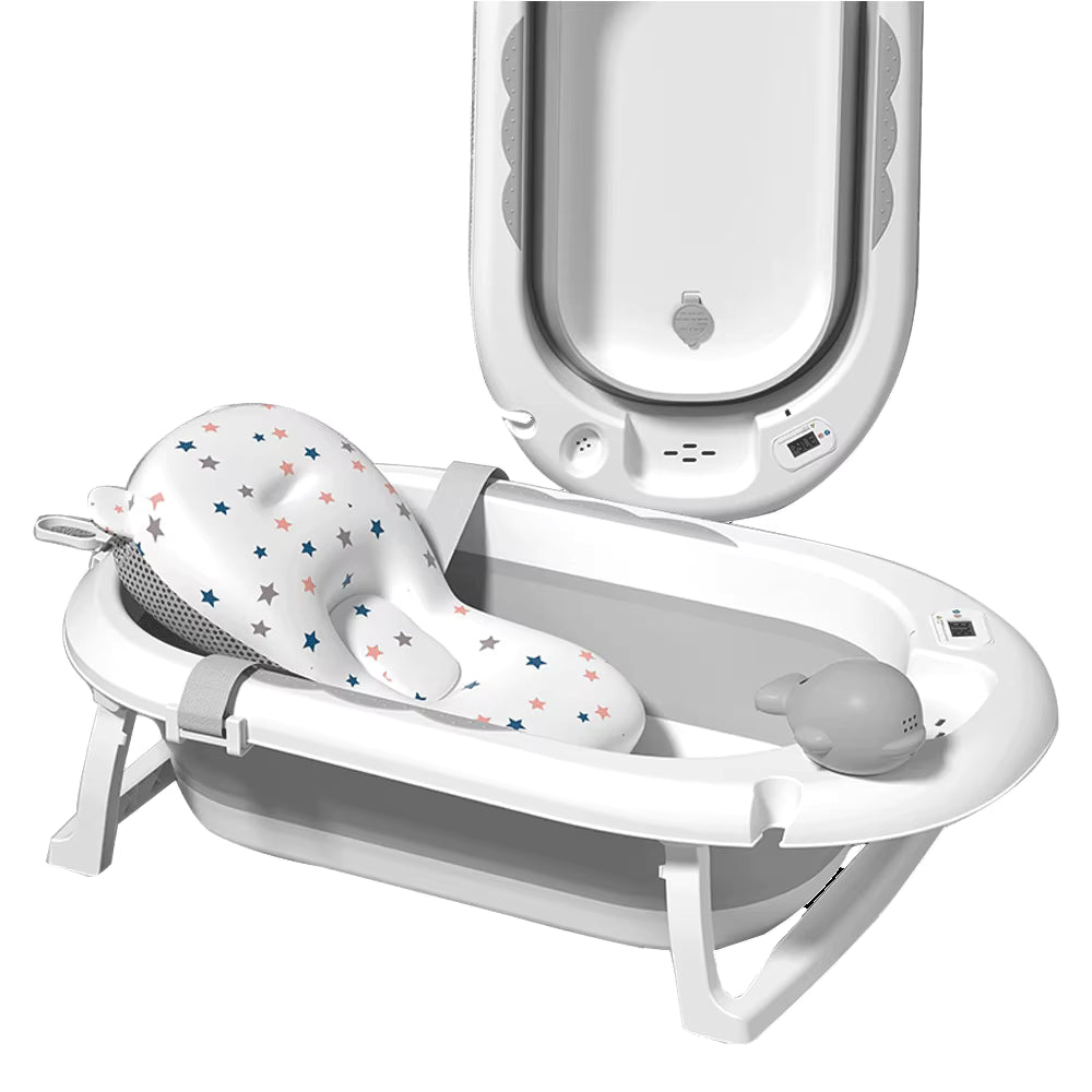 KELLY | Portable Foldable Baby Bath Tub Mat Set